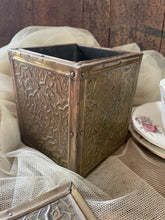 Load image into Gallery viewer, Antique Tea Caddy Lead Lined Victorian Tea Storage