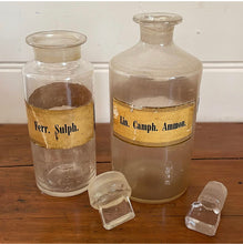 Load image into Gallery viewer, Antique Apothecary Bottles Chemist Vessels