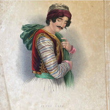Load image into Gallery viewer, Antique Lithographs Hand-Coloured Costume Art