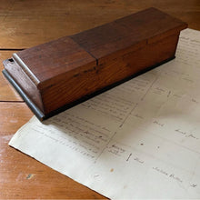 Load image into Gallery viewer, Vintage Wooden Ink Set with Ceramic Wells