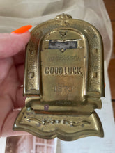 Load image into Gallery viewer, Antique Brass Paperclip Advertising Promotional Item
