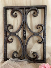 Load image into Gallery viewer, Wrought Iron Panel Decorative Architectural Salvage
