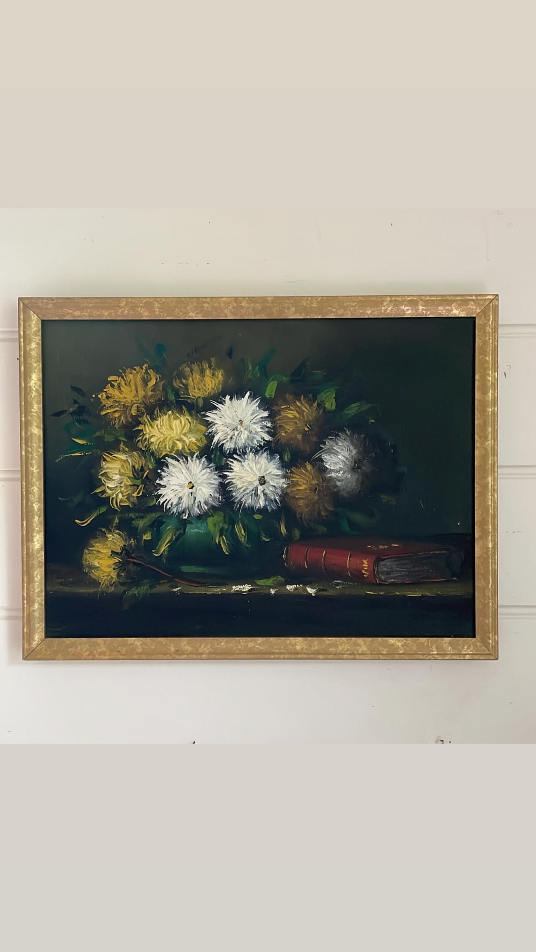 Original Oil Still Life Flower Painting Art