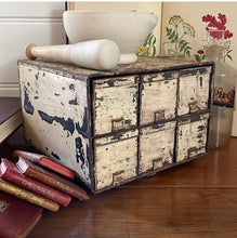 Load image into Gallery viewer, Vintage Medical Cabinet Gauze Dressing Drawers Old Storage
