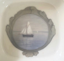 Load image into Gallery viewer, Royal Copenhagen Sailing Boat Dish Vintage Trinket Bowl Coastal Decor
