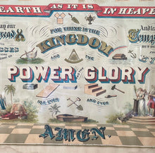 Load image into Gallery viewer, Vintage Lord’s Prayer Freemasons Masonic Lodge Symbolism
