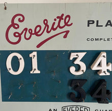 Load image into Gallery viewer, Vintage Everite Plastics Numbers Display Shop Counter Advertising
