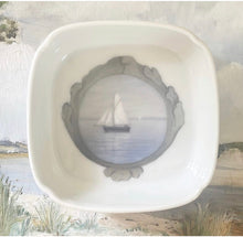 Load image into Gallery viewer, Royal Copenhagen Sailing Boat Dish Vintage Trinket Bowl Coastal Decor
