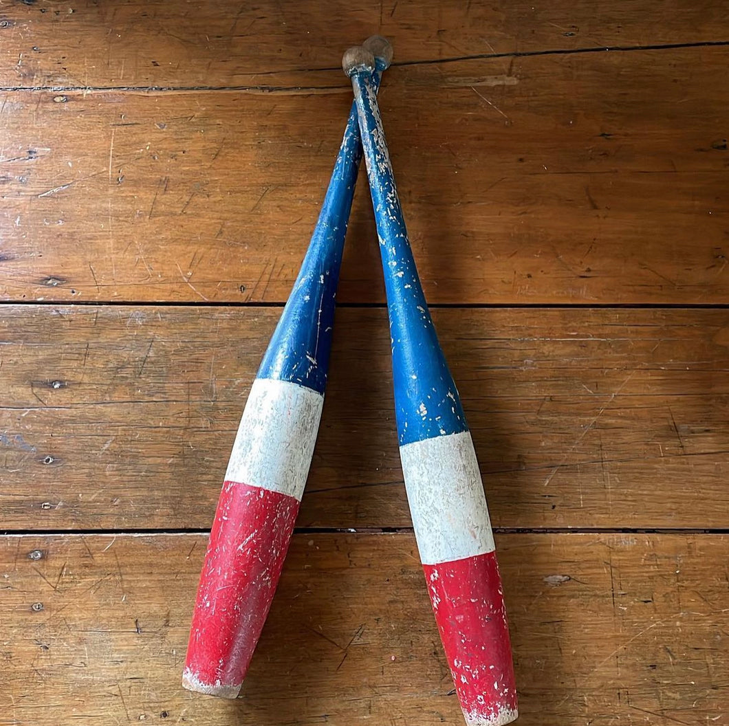 Vintage Calisthenics Juggling Pins Batons