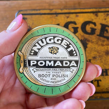 Load image into Gallery viewer, Nugget Pomada Boot Polish Advertising Mirror Promotional Pocket Mirror
