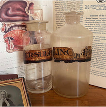 Load image into Gallery viewer, Antique Apothecary Bottles Chemist Vessels
