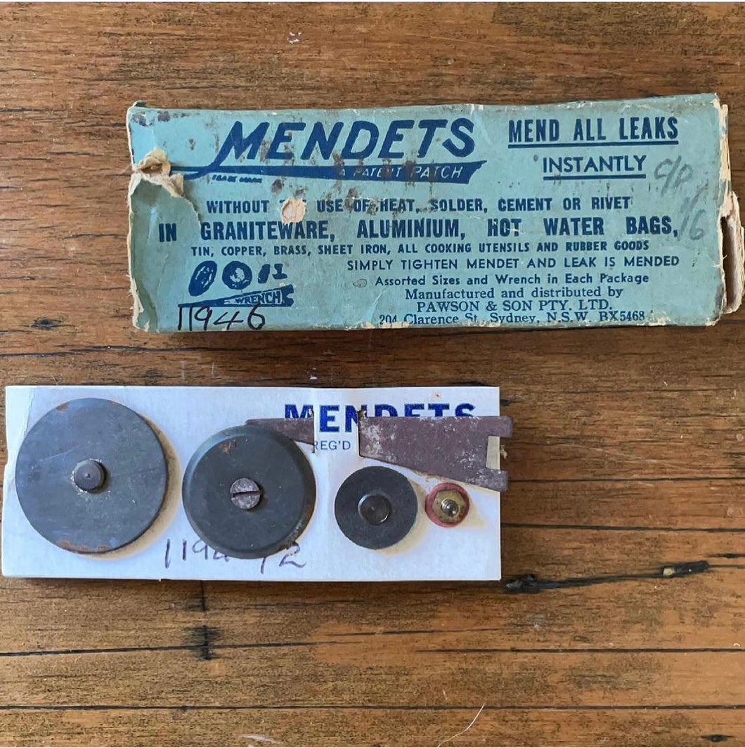 Mendets Leak Mending Outfit Vintage Repair Kit