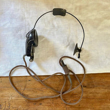 Load image into Gallery viewer, Bakelite Headset Vintage War Time Headphones
