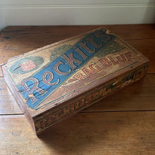 Load image into Gallery viewer, Rare Antique Reckitt’s Bag Blue Box Vintage Advertising
