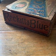 Load image into Gallery viewer, Rare Antique Reckitt’s Bag Blue Box Vintage Advertising
