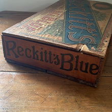 Load image into Gallery viewer, Rare Antique Reckitt’s Bag Blue Box Vintage Advertising
