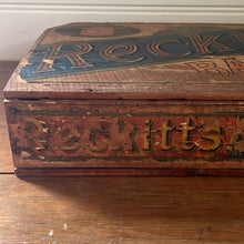 Load image into Gallery viewer, Rare Antique Reckitt’s Bag Blue Box Vintage Advertising
