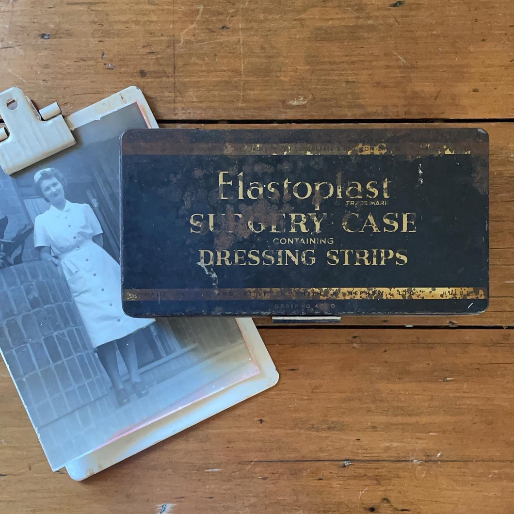 Vintage Elastoplast Surgery Case Tin Medical Dressing