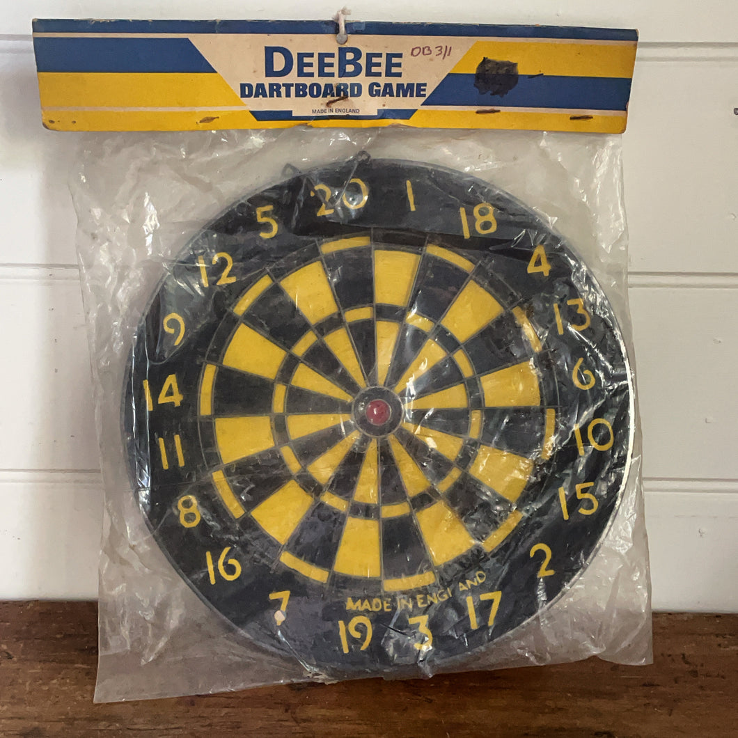 Vintage Deebee Dart Board Dartboard Childs Game